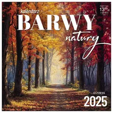 Kalendarz 2025 Ścienny 330x330 Barwy Natury - O-Press sp. z o.o.