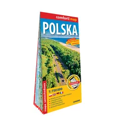 Polska laminowana mapa samochodowa 1:750 000 - zbiorowe opracowanie