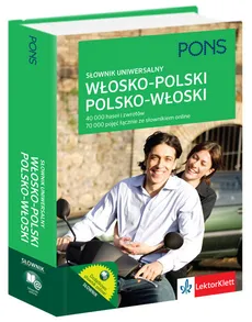 Słownik uniwersalny włosko-polski polsko-włoski - Outlet