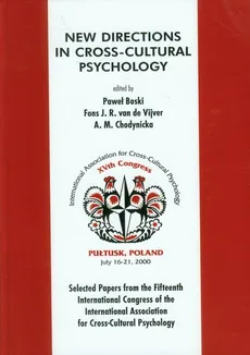 New directions in cross-cultural psychology - Paweł Boski