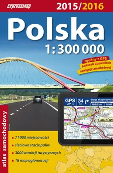 Polska atlas samochodowy 1:300 000 - Outlet