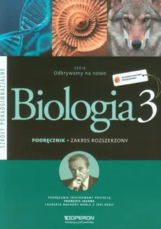 Odkrywamy na nowo Biologia 3 Podręcznik Zakres rozszerzony - Outlet - Tomasz Falkowski, Dawid Kaczmarek, Anna Michalik