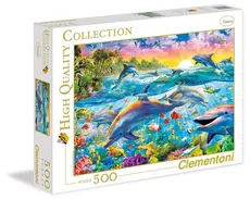 Puzzle 500 High Quality Collection Tropical Dolphins