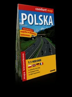 Polska mapa kieszonkowa 1:1 400 000 - Outlet