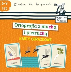 Karty obrazkowe Ortografia z muchą i pietruchą 6-9 lat - Bożena Dybowska