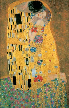 Puzzle Piatnik Metalizowane Klimt, Pocałunek, 1000