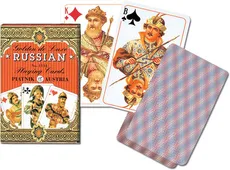Karty do gry Piatnik 1 talia, Rosyjskie - złote - Outlet