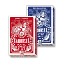 Karty do gry Carousel 55 listków mix