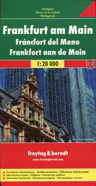 Frankfurt nad Menem Mapa 1:20 000 - Outlet