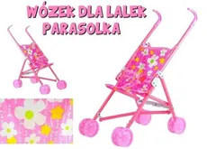 Spacerowy wózek dla lalek parasolka składany
