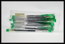 Długopis żelowy zielony 12 sztuk