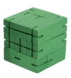 IQ-Test Flexi Cube, drewno, zielony