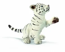Tygrysiątko białe, bawiące się