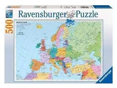 Puzzle 500 Polityczna mapa Europy