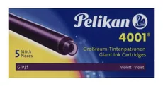 Naboje długie Pelikan 4001 GTP/5 fioletowe 5 sztuk