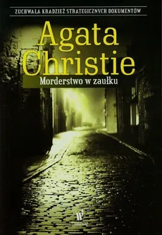 Morderstwo w zaułku - Outlet - Agata Christie