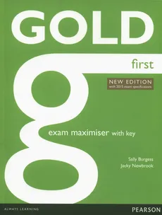 Gold First New Exam Maximiser with key - Sally Burgess, Jacky Newbrook
