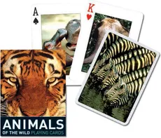 Karty do gry Piatnik 1 talia Dzikie Zwierzęta