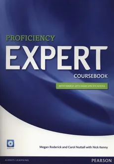 Proficiency Expert Coursebook + CD - Outlet - Nick Kenny, Carol Nuttal, Megan Roderick
