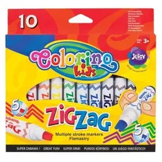 Flamastry Zig Zag 10 kolorów - Outlet