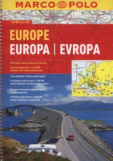 Europa atlas drogowy 1:800000 Marco Polo - Outlet