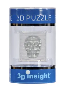 Puzzle 3D Insight Czaszka srebrna