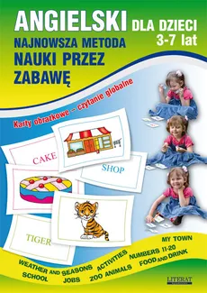 Angielski dla dzieci 3-7 lat Karty obrazkowe czytanie globalne - Outlet - Katarzyna Piechocka-Empel