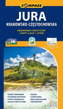 Jura Krakowsko-Częstochowska Przewodnik turystyczny i 2 mapy w skali 1:50000 - Outlet
