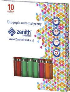 Długopis automatyczny Zenith - 10 sztuk mix kolorów