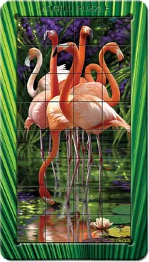 Puzzle Flamingi 3D 32 elementy
