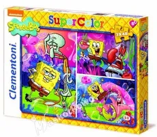 Puzzle SuperColor 3x48 Sponge Bob