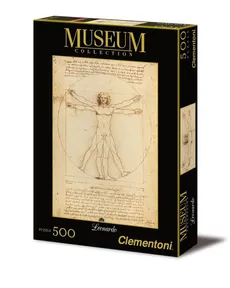 Puzzle Museum Collection Leonardo Vitruvian Man 500 - Outlet