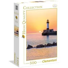 Puzzle 500 High Quality Collection Sunset to the Lighthouse