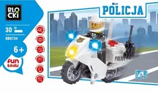 Klocki Blocki Policja Motocykl 30 elementów