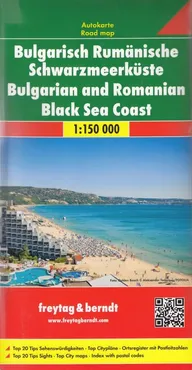 Bułgaria i Rumunia Wybrzeże Morza Czarnego mapa 1:150 000 - Outlet