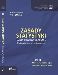 Zasady Statystyki jedno- i dwuwymiarowej Tom 2 - Outlet - Andrzej Mantaj, Wiesław Wagner
