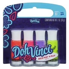 Play-Doh DohVinci Tuby Deco Pop 4 sztuki pastelowe - Outlet