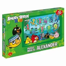 Puzzle maxi cyferki Angry Birds Rio 20