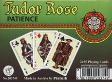 Karty do gry Piatnik 2 talie pasjansowe Tudor Rose