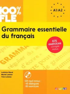 Grammaire essentielle du français poziom A1/A2 książka +  CD - Outlet