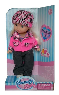 Lalka Fashion Doll czarne  spodnie 26 cm