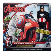 Avengers Tytan Kapitan Ameryka na motorze