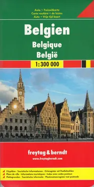 Belgia mapa 1:300 000