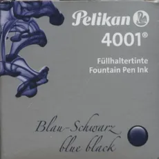 Atrament Pelikan 4001 niebiesko-czarny 30 ml