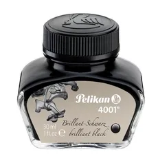 Atrament Pelikan 4001 brylantowo-czarny 30 ml