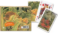 Karty do gry Piatnik 2 talie, Rousseau - Tygrys/Dżungla
