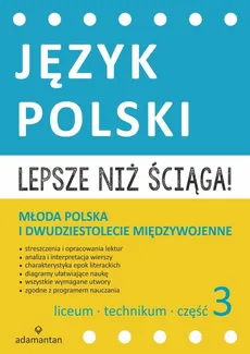 Lepsze niż ściąga Język polski Liceum i technikum Część 3 - Outlet