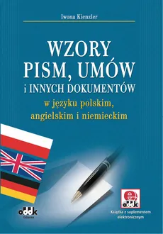 Wzory pism, umów i innych dokumentów w języku polskim, angielskim i niemieckim - Outlet - Iwona Kienzler
