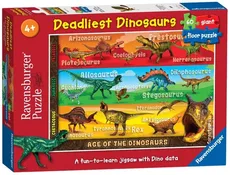 Puzzle Śmiercionośne Dinozaury 60