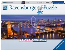 Puzzle panorama Londyn nocą 1000 - Outlet